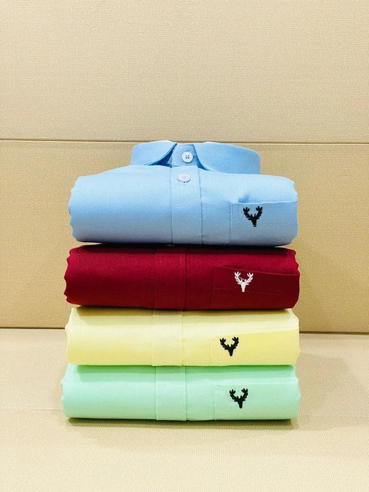 Allen Solly Branded Cotton Shirt Combo (Pack of 4) – Elite Look