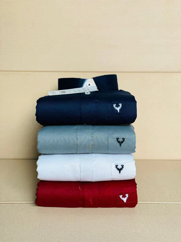 Allen Solly Branded Cotton Shirt Combo (Pack of 4) – Elite Look