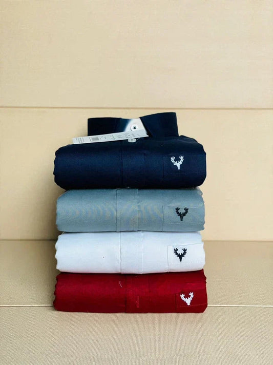 Allen Solly Branded Cotton Shirt Combo (Pack of 4) – Elite Look