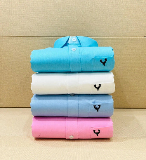 Allen Solly Branded Cotton Shirt Combo (Pack of 4) – Elite Look