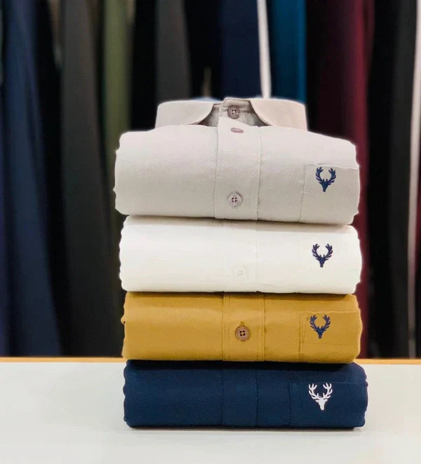 Allen Solly Branded Cotton Shirt Combo (Pack of 4) – Elite Look
