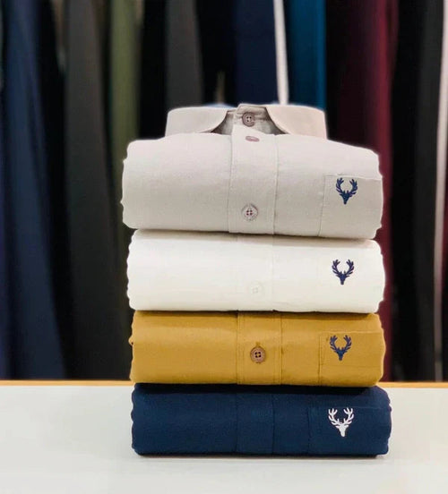Allen Solly Branded Cotton Shirt Combo (Pack of 4) – Elite Look
