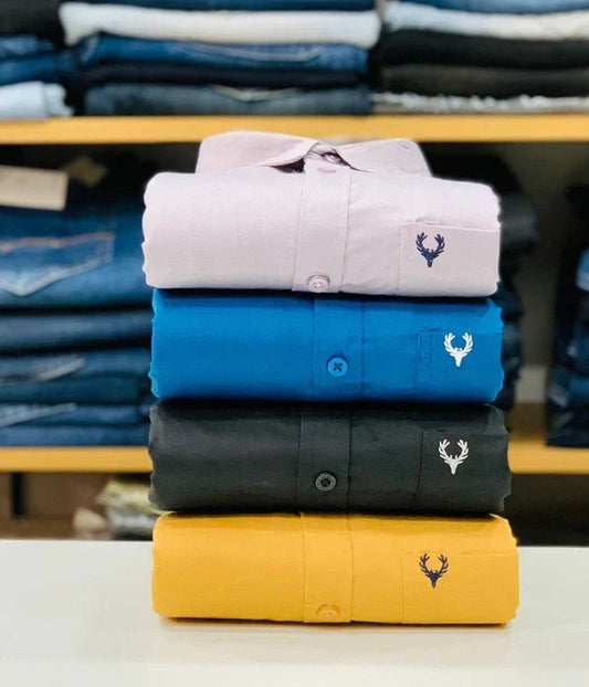 Allen Solly Branded Cotton Shirt Combo (Pack of 4) – Elite Look