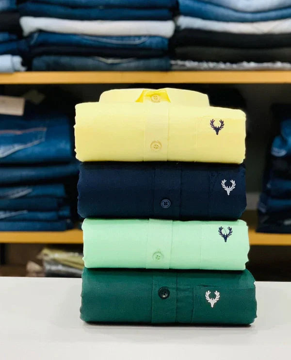 Allen Solly Branded Cotton Shirt Combo (Pack of 4) – Elite Look