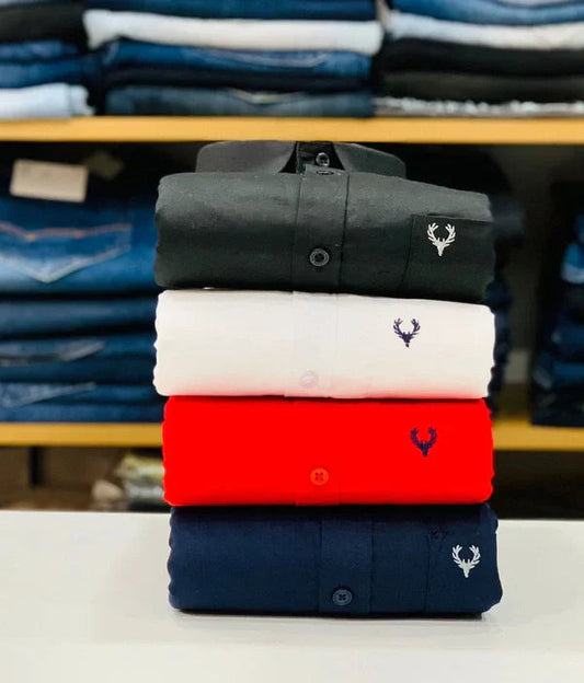Allen Solly Branded Cotton Shirt Combo (Pack of 4) – Elite Look