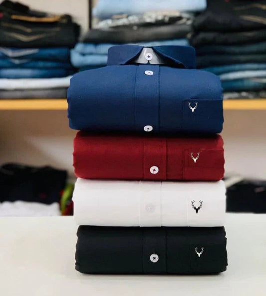 Allen Solly Branded Cotton Shirt Combo (Pack of 4) – Elite Look