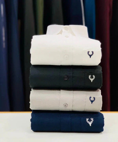 Allen Solly Branded Cotton Shirt Combo (Pack of 4) – Elite Look