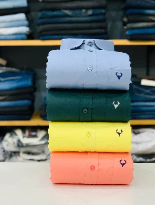 Allen Solly Branded Cotton Shirt Combo (Pack of 4) – Elite Look