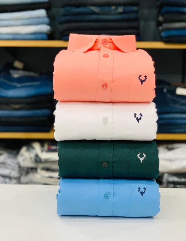 Allen Solly Branded Cotton Shirt Combo (Pack of 4) – Elite Look