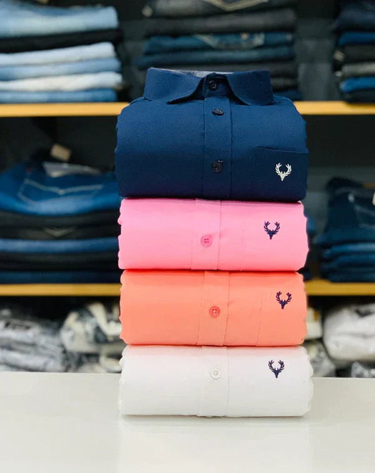 Allen Solly Branded Cotton Shirt Combo (Pack of 4) – Elite Look