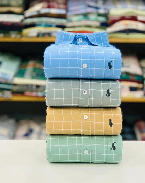 RL Polo Solid Shirt for Men | Smart & Elegant Look